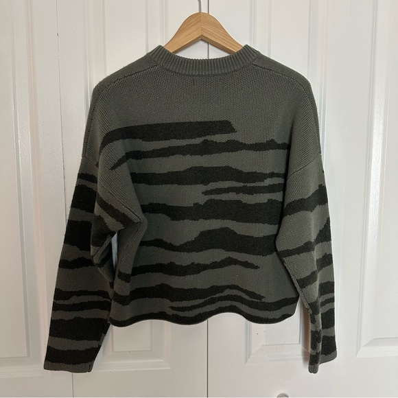 NADAAM Wool Cashmere Tiger Stripe Sweater Size M - Picture 4 of 8